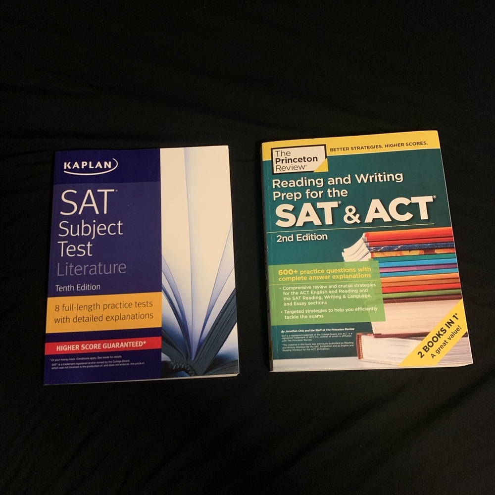 SAT & ACT prep books